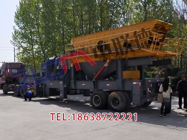 浙江反击破移动破碎站结构