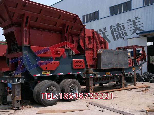 重庆大型履带式移动破碎机的应用