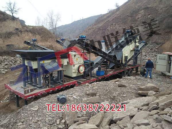 福建锤破移动破碎站组合