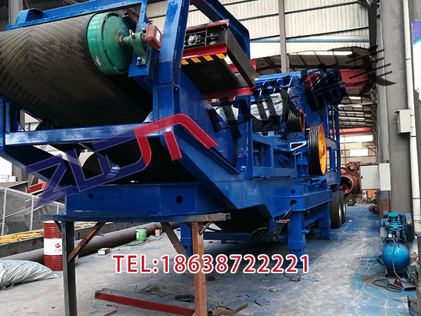 广西一体化移动破碎机图片