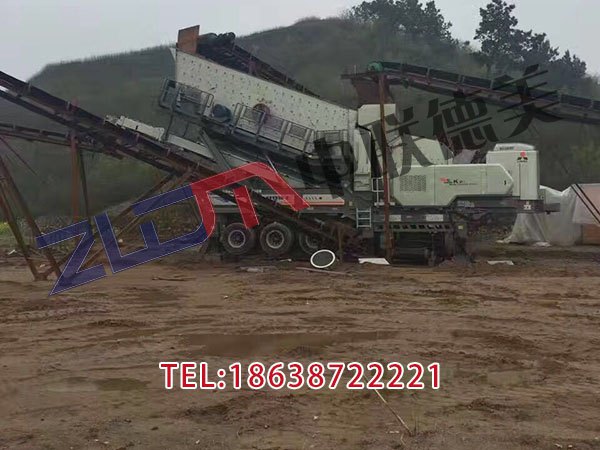 宁夏轮式移动破碎站设备