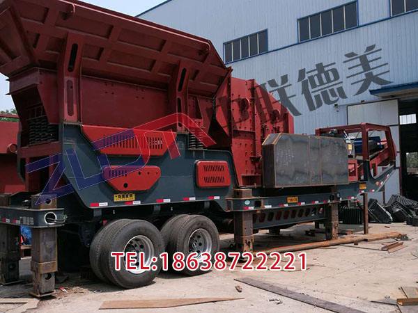 河北履带移动破碎站租赁